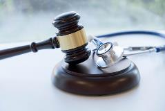 Gavel and stethoscope