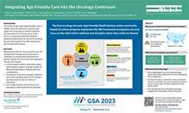 Integrating Age-Friendly Care into the Oncology Continuum