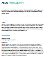 An optimal care coordination model for Medicaid patients with lung cancer_ Lessons learned from the beta testing phase of a multisite initiative