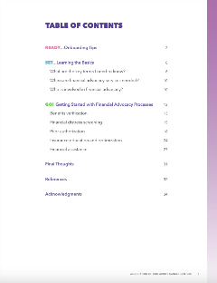 FAN Playbook Table of Contents