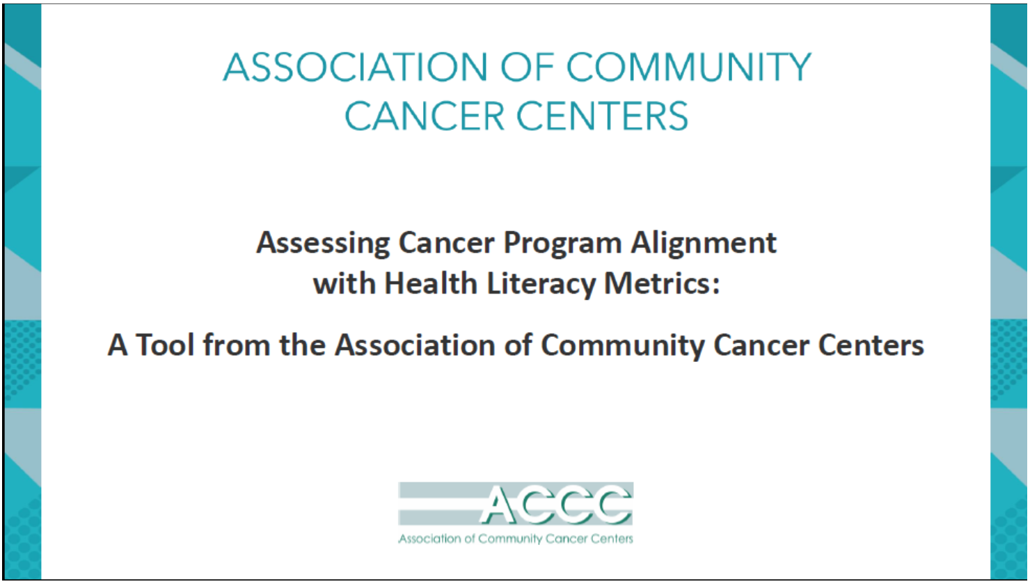 Assessing Cancer Program Alignment